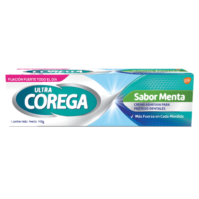 Adhesivo Dental Corega Crema Ultra Menta 40 G