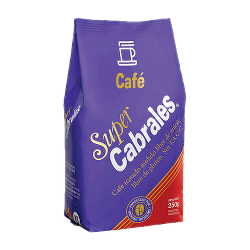 Cafe Super Cabrales Molido Tostado Natural 250 G