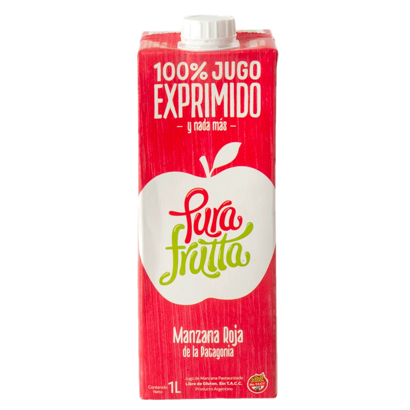 Jugo Pura Frutta Manzana Roja 1 L