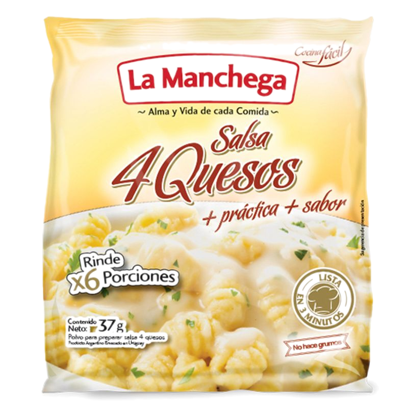 Salsa 4 Quesos La Manchega 37 G