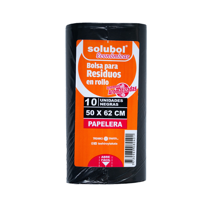 Bolsa De Residuo Solubol Rollo 50x62cm 10 Unidades
