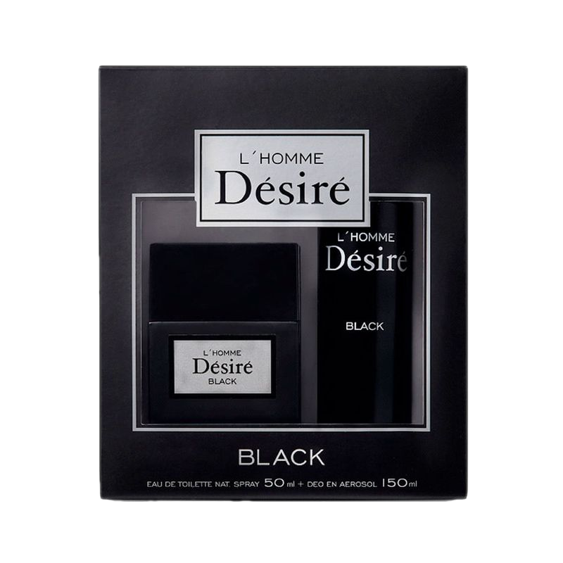 Estuche Desire Black Edt 50 Ml + Desodorante 150 Ml