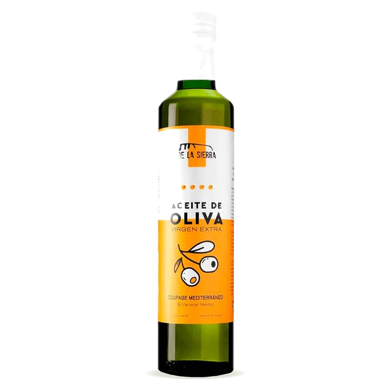 Aceite De Oliva Extra Vírgen De La Sierra Mediterráneo 500 Ml