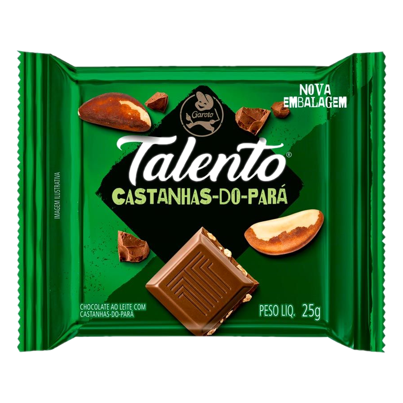 Chocolate Mini Talento De Castañas 25 G