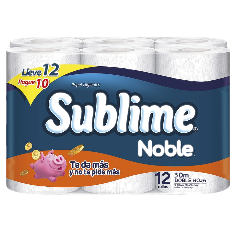 Papel Higiénico Sublime 30 M 12 X 10