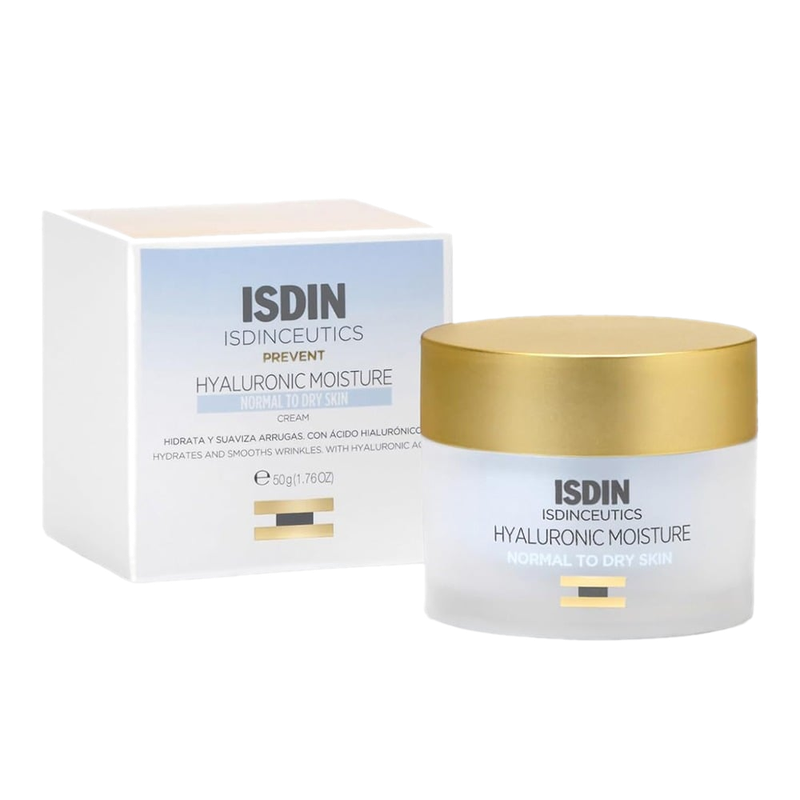 Crema Hidratante Isdin Isdinceutics Hyaluronic Moisture Piel Normal A Seca 50 Ml