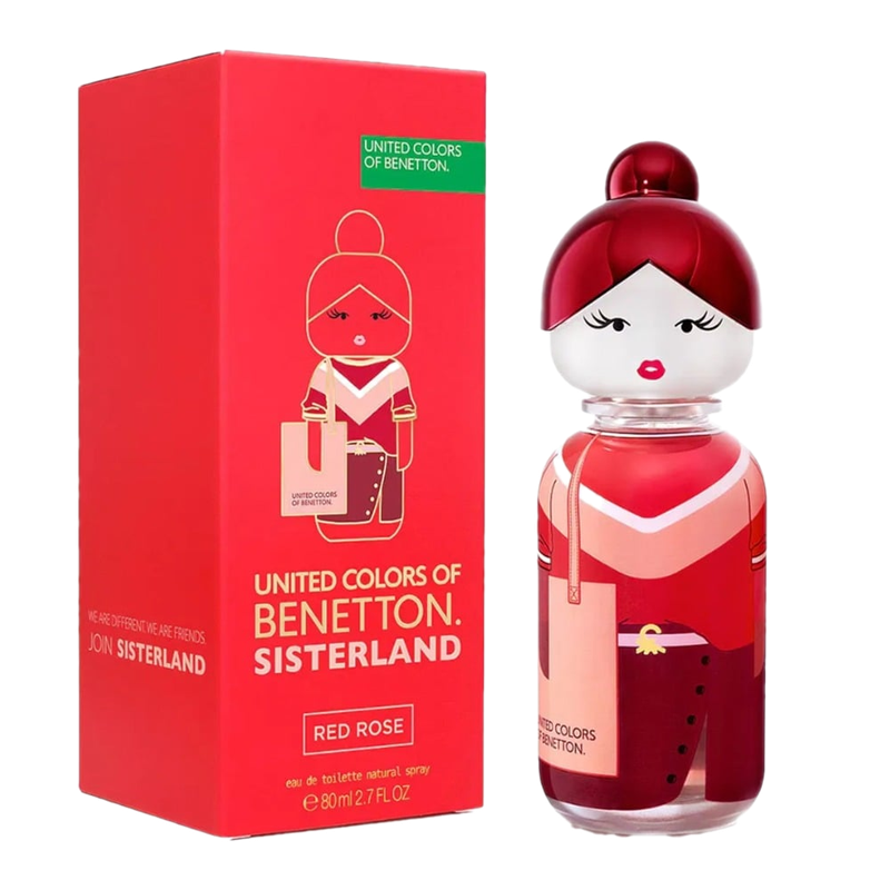 Perfume Benetton Sisterland Red Rose Femme Edt 80 Ml