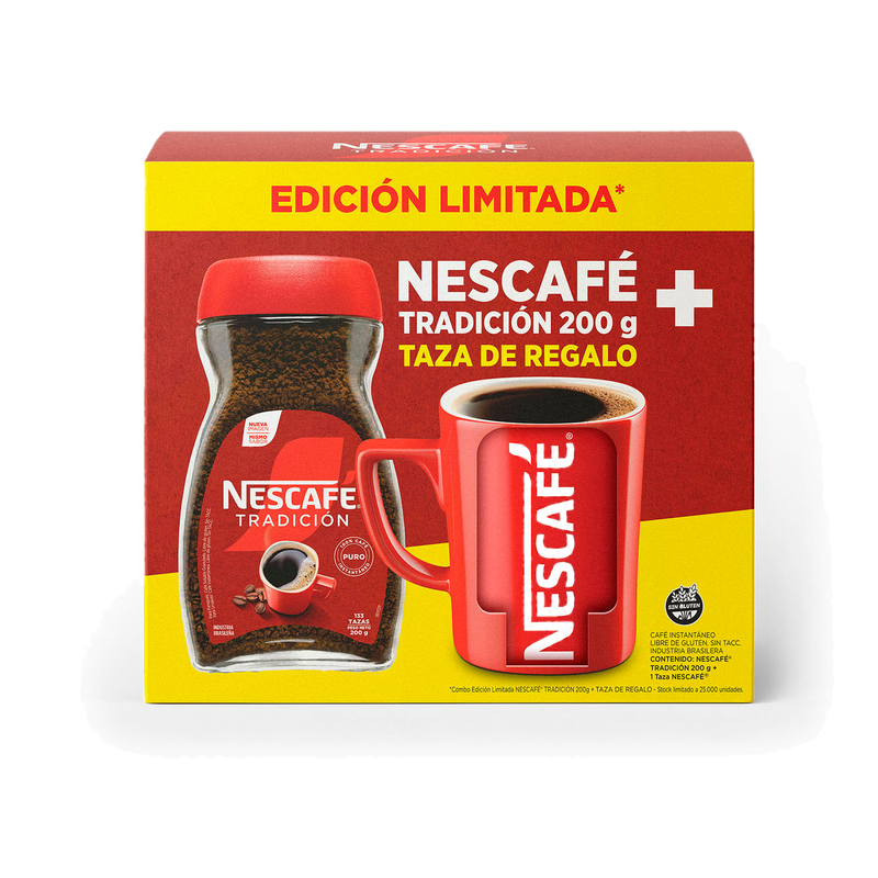 Cafe Nescafe Tradicional Frasco+taza 200 G