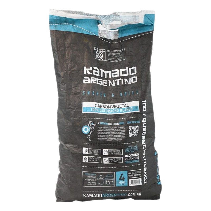Carbón Vegetal Kamado Argentino 4 Kg