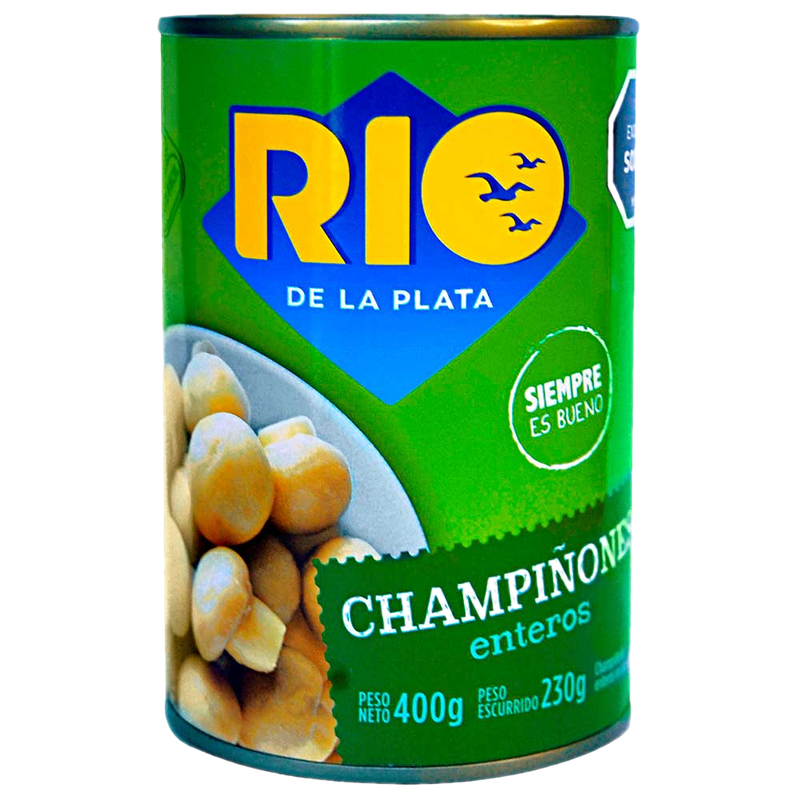 Champiñones Enteros Rio De La Plata 400 G