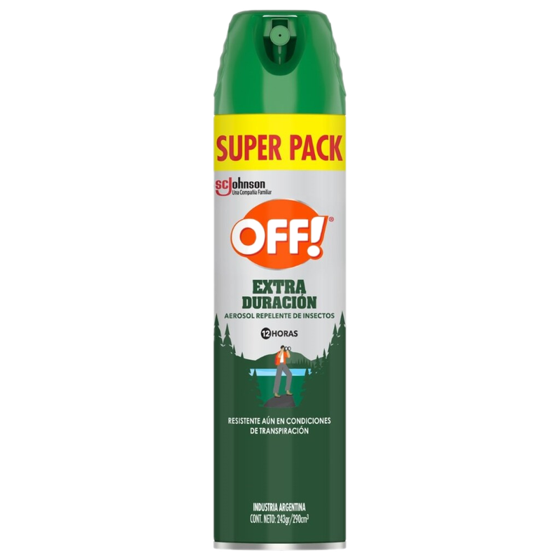 Repelente Off Extra Duración Aerosol 290 Ml.