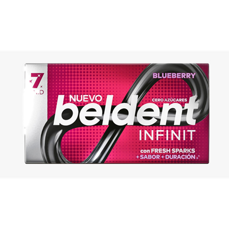 Chicle Beldent Infinit Blueberry 14 Unidades