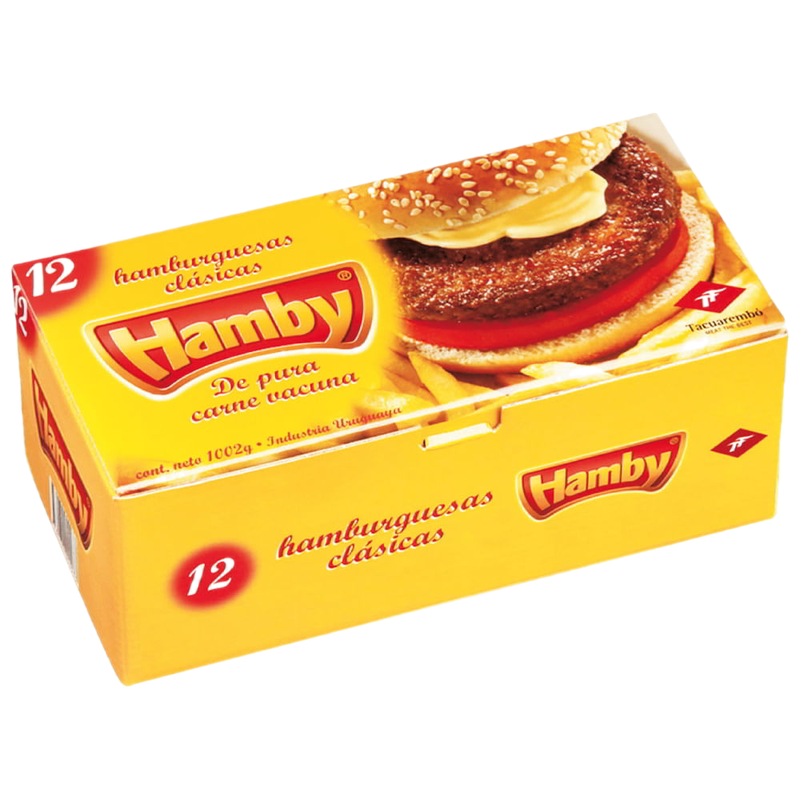 Hamburguesas Hamby 12 Unidades