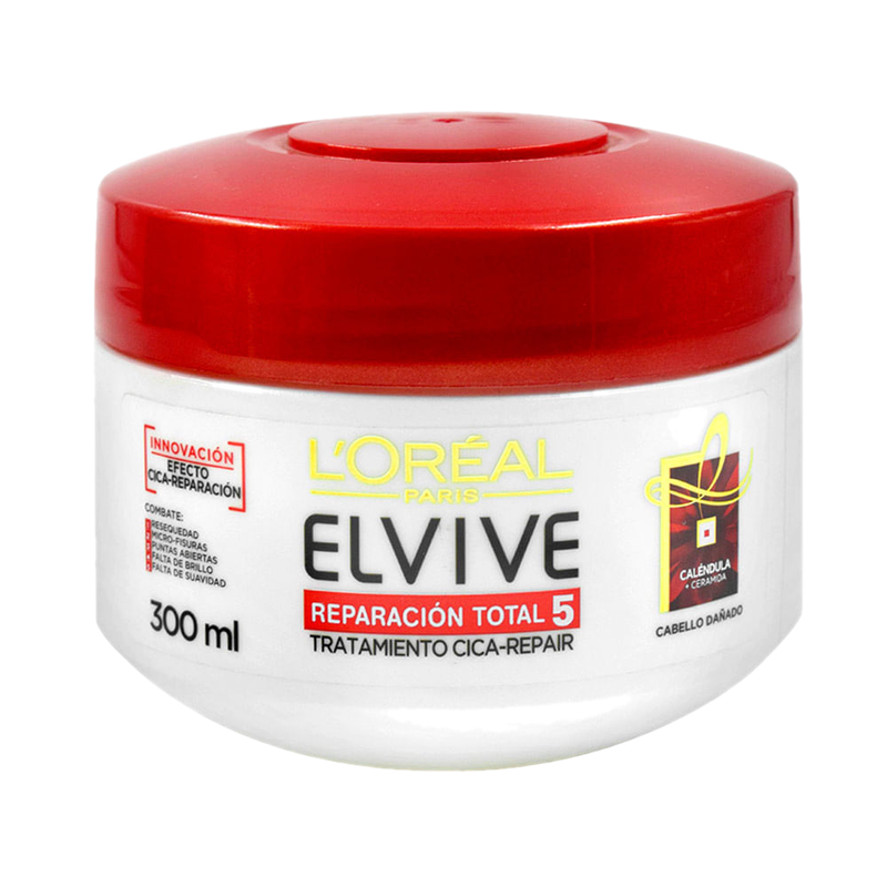 Crema De Tratamiento Elvive Reparación Total 5 350 Ml