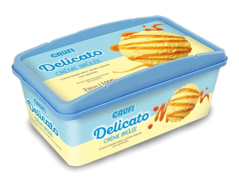 Helado Crufi Delicato Creme Brulee 2 L