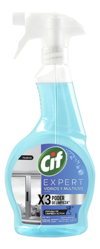 Limpiador Vidrios Cif Gatillo 500 Ml.
