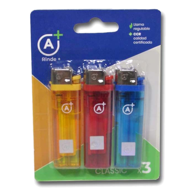 Encendedor A+ 3 Unidades