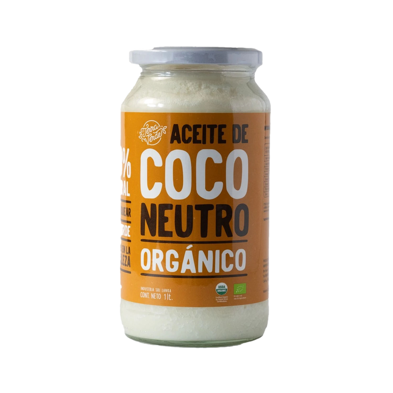 Aceite Terra Verde De Coco Neutro Vidrio 1 L