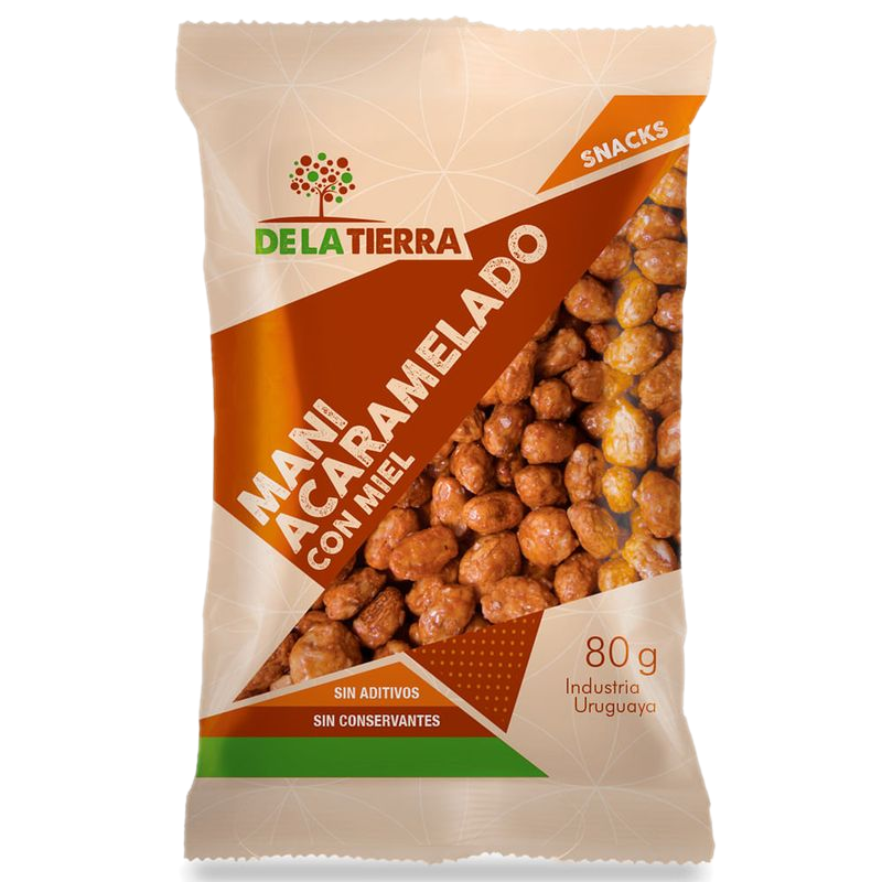 Maní Con Miel De La Tierra 80 G