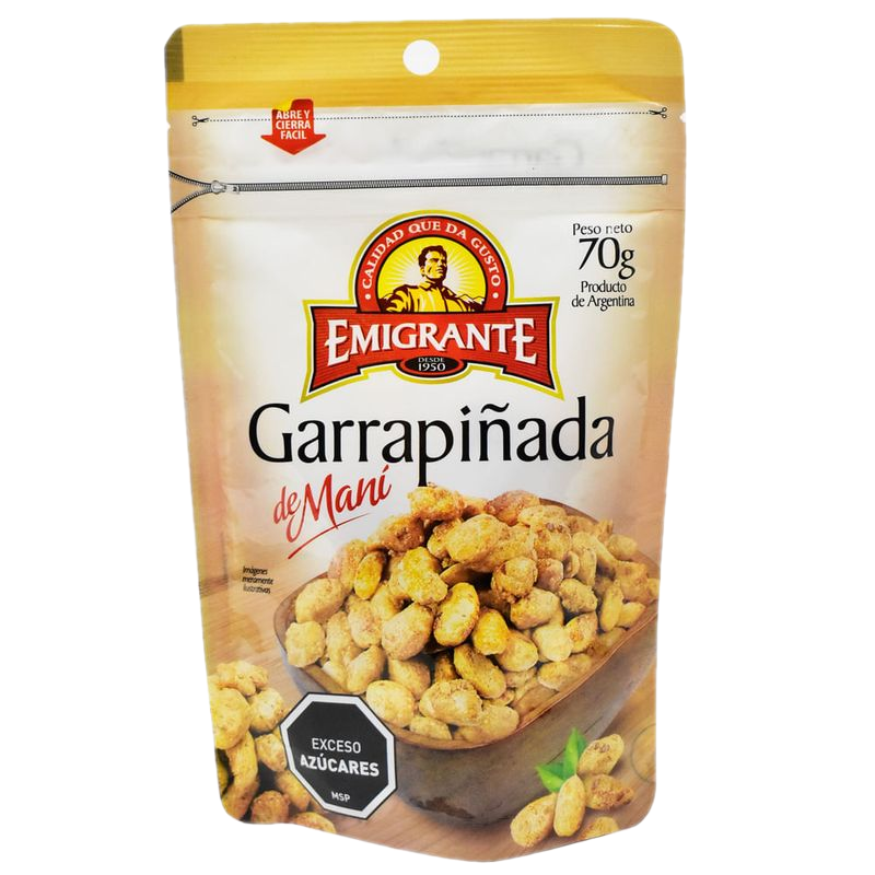 Garrapiñada De Maní Emigrante 70 G
