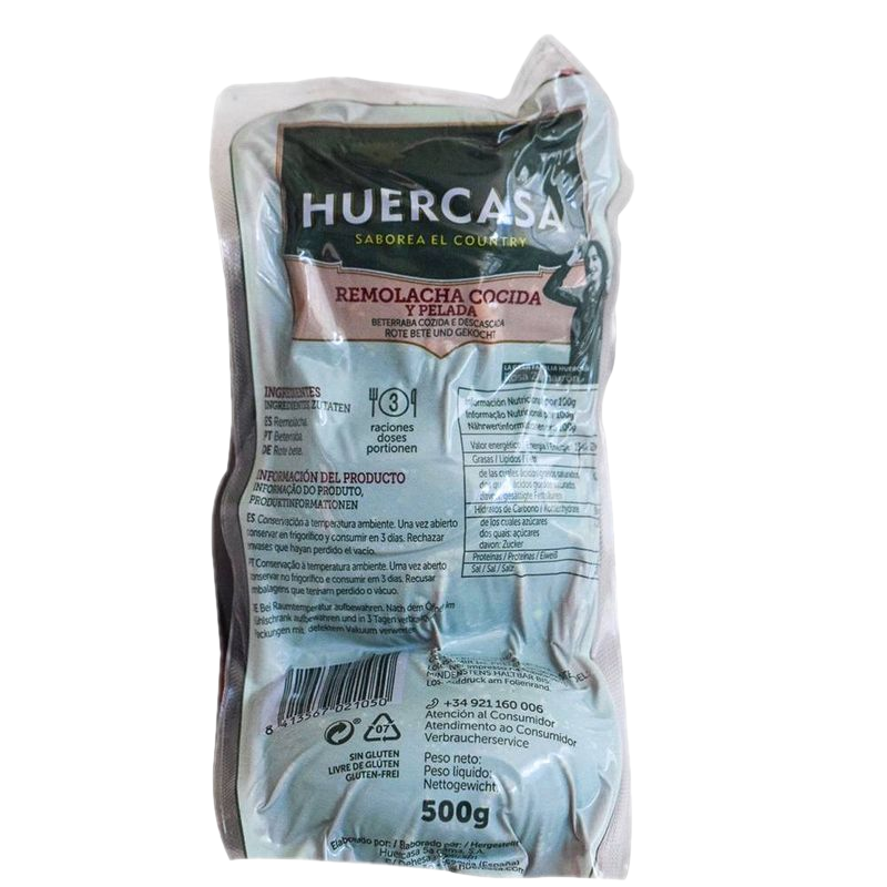 Remolacha Cocida Y Pelada Al Vacío 500 G