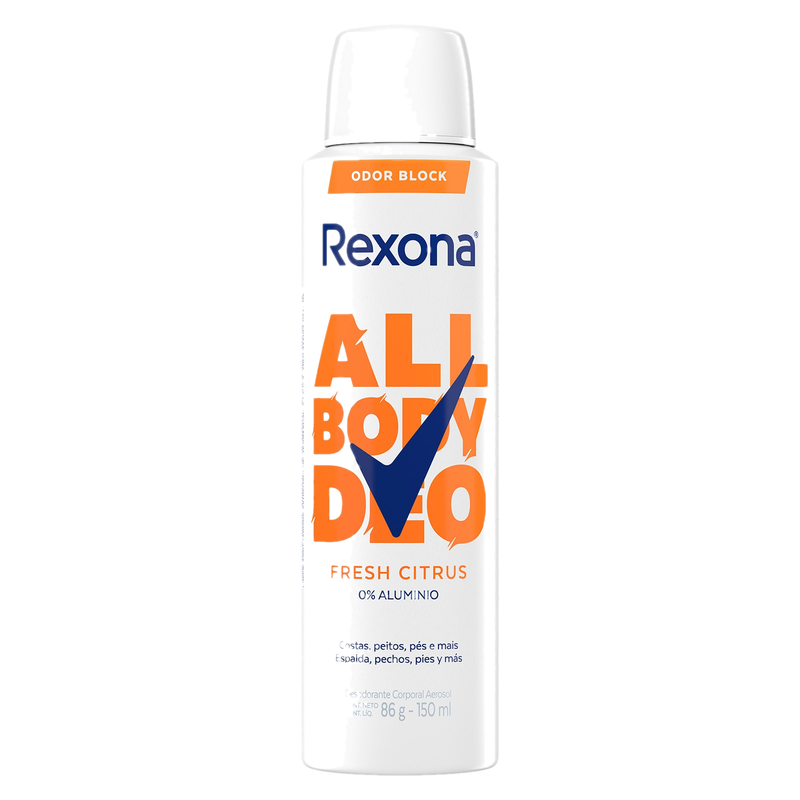 Rexona Women All Body Desodorante Aerosol Fresh Citrus 150 Ml
