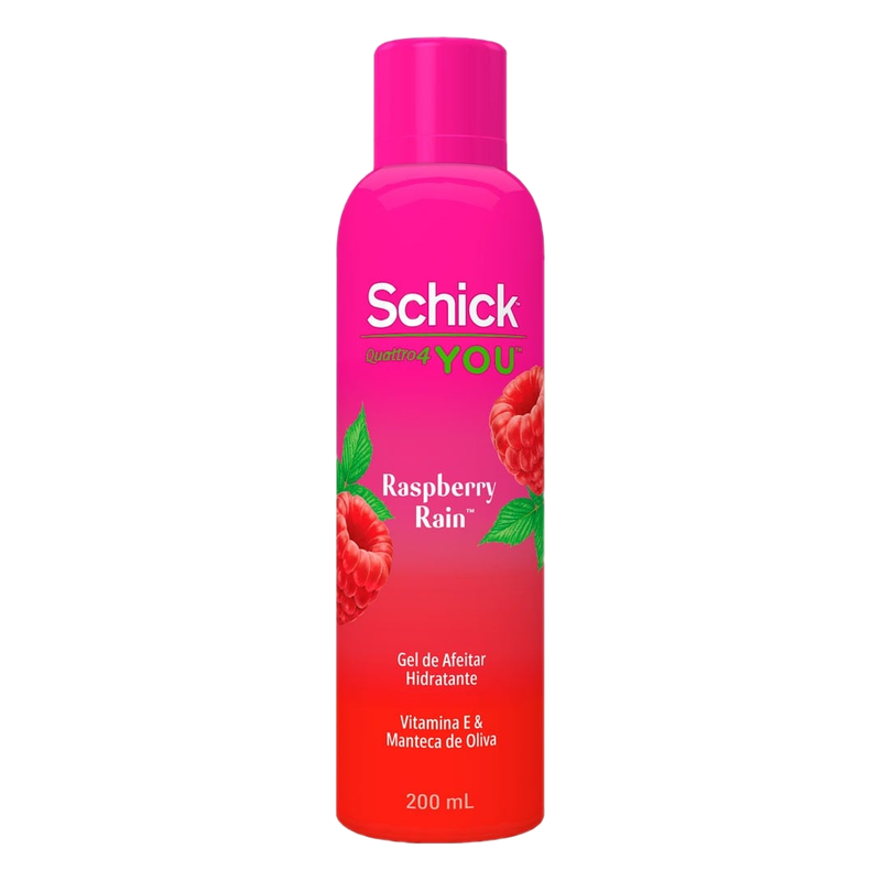 Gel Para Afeitar Schick Hidratante Frambuesa 200 Ml