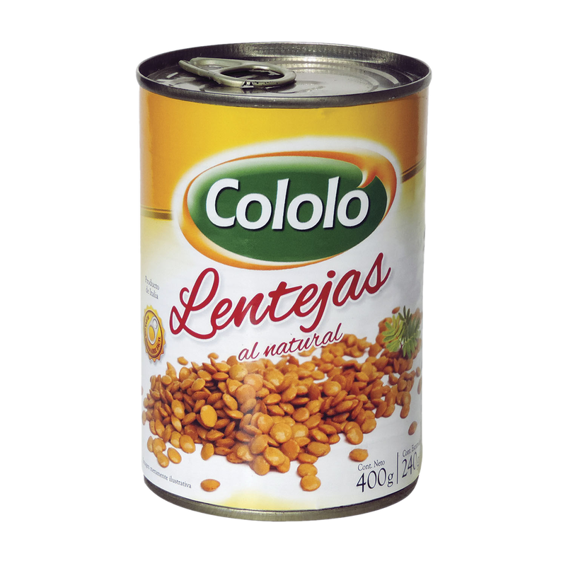 Lenteja Cololo Remojadas 400 G