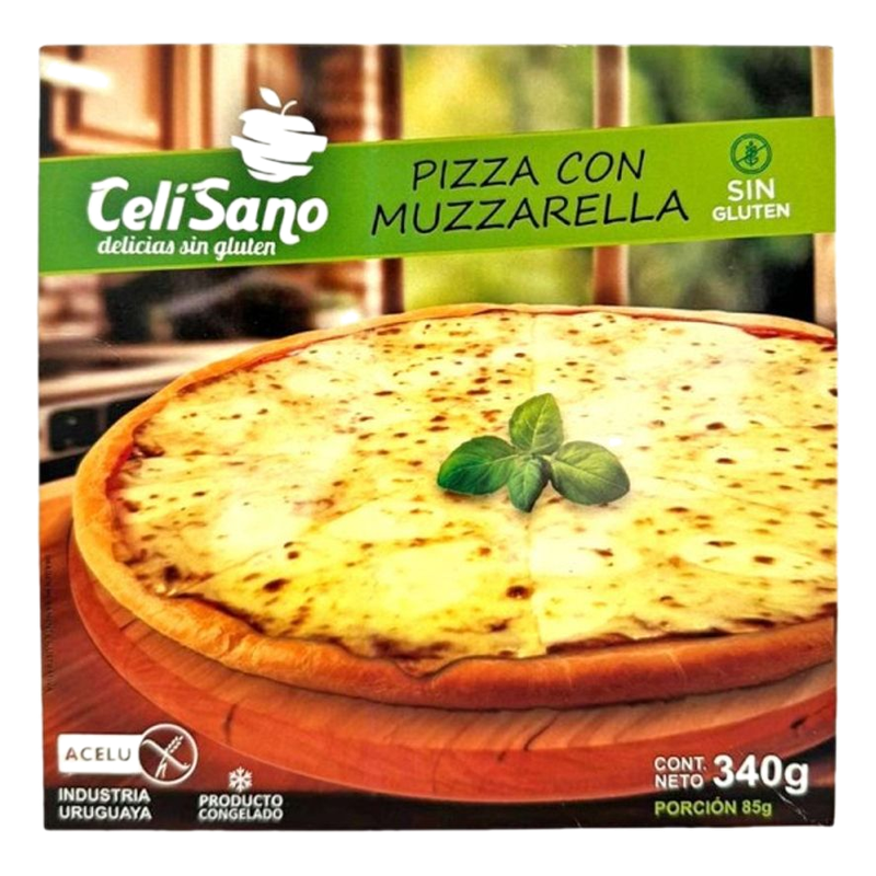 Pizza Celisano Con Muzzarella Sin Gluten 340 G