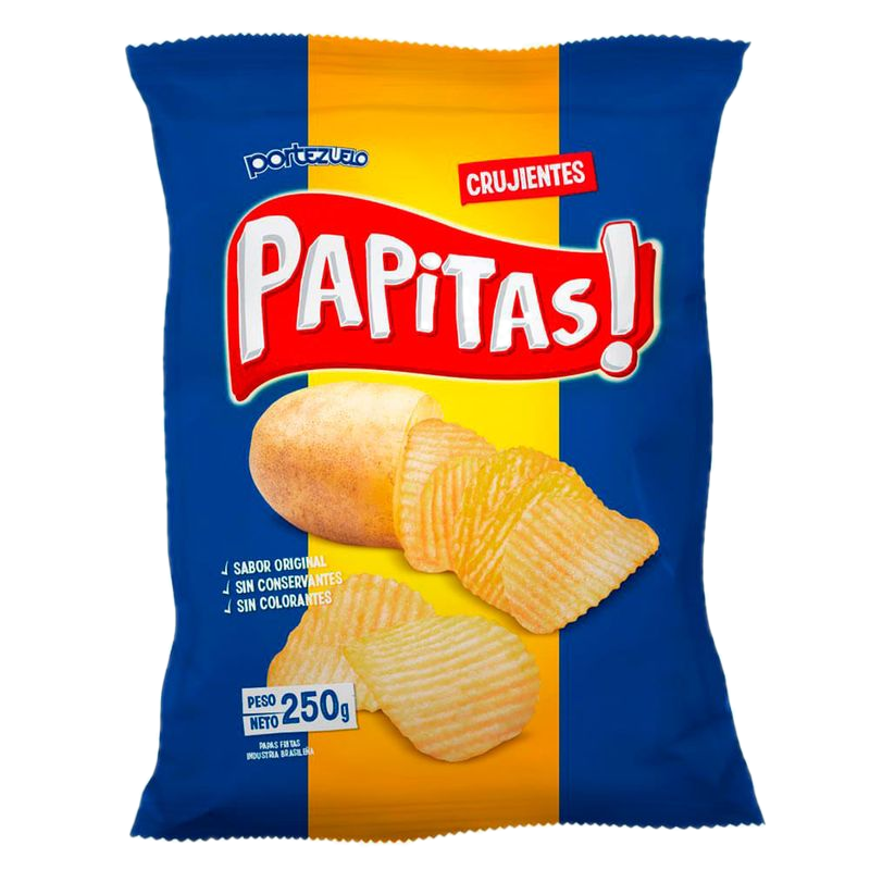 Papas Fritas Onduladas Portezuelo 250 G