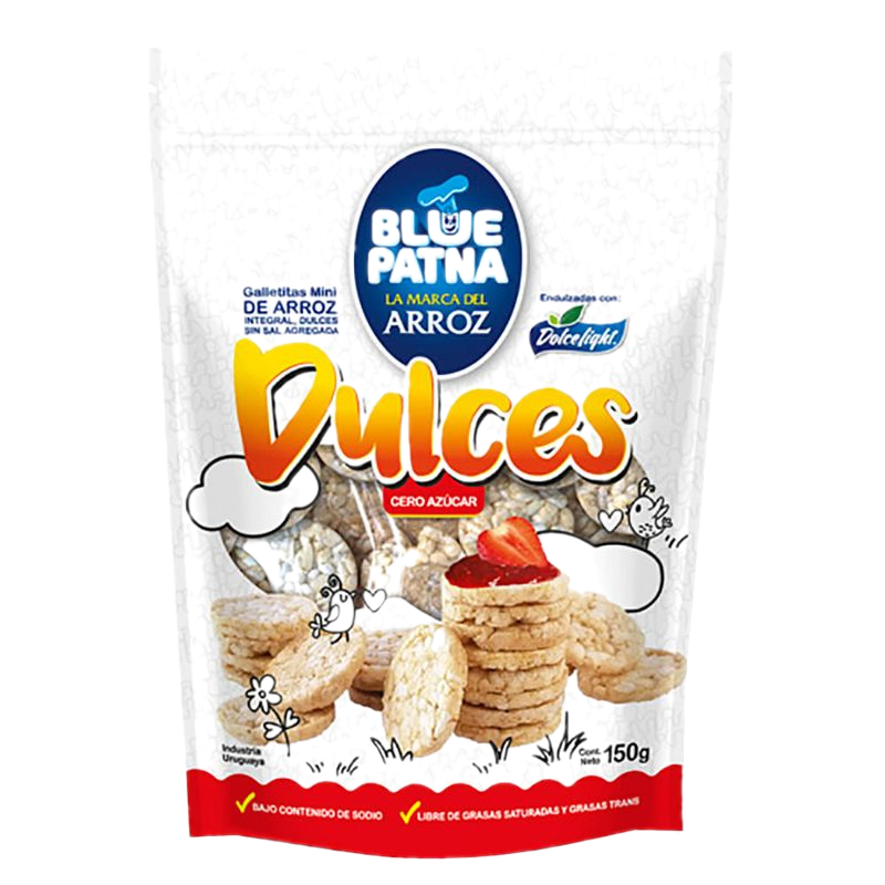 Galleta Arroz Mini Blue Patna Dulces 150 G