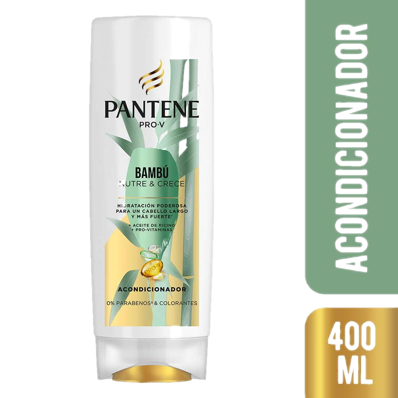 Acondicionador Pantene Bambú 400 Ml