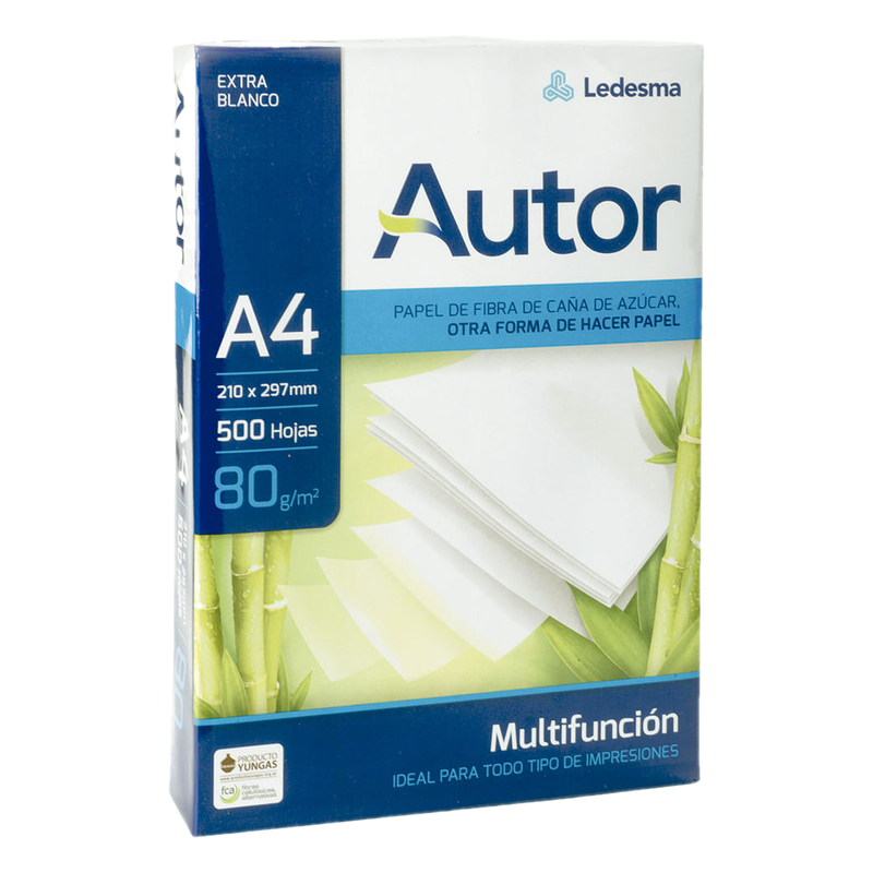 Papel Fotocopia A4 Autor 500 Hojas 75 G