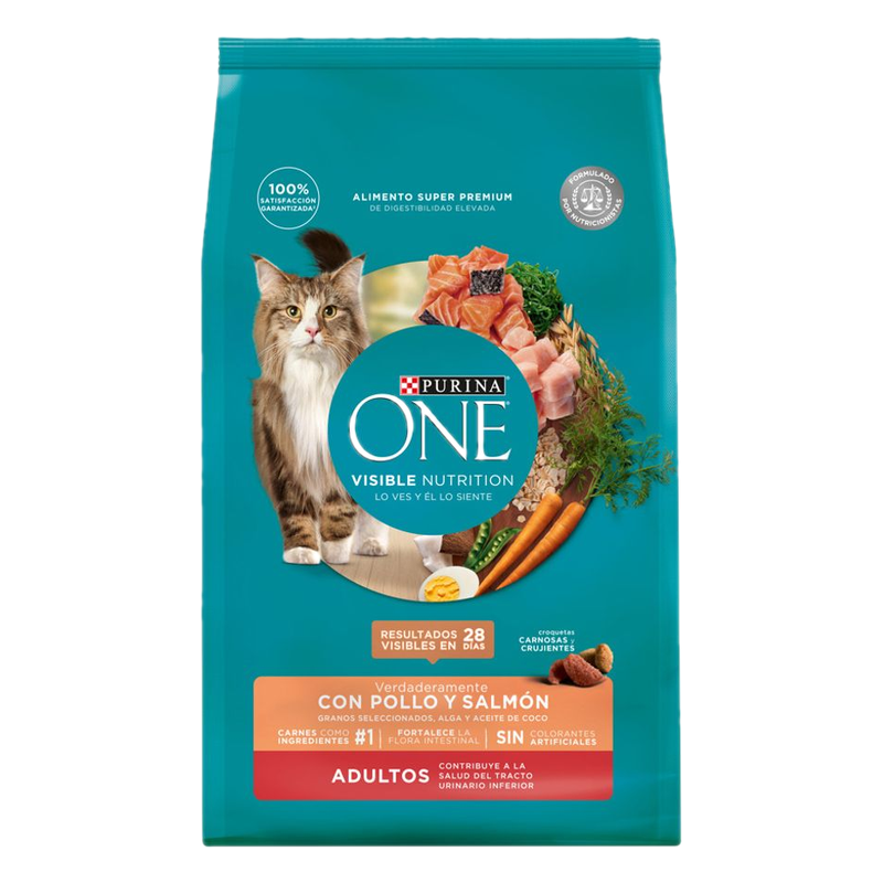 Alimento Para Gatos Purina One Sabor Salmón 2 Kg