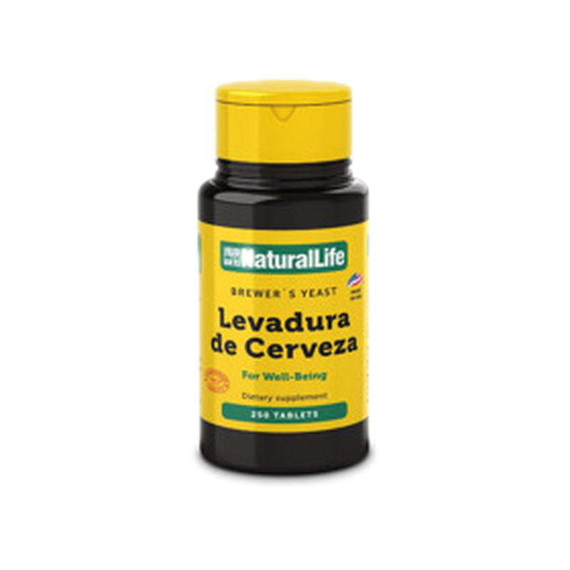 Natural Life Levadura De Cerveza Brewer's Yeast [250 Tab.]