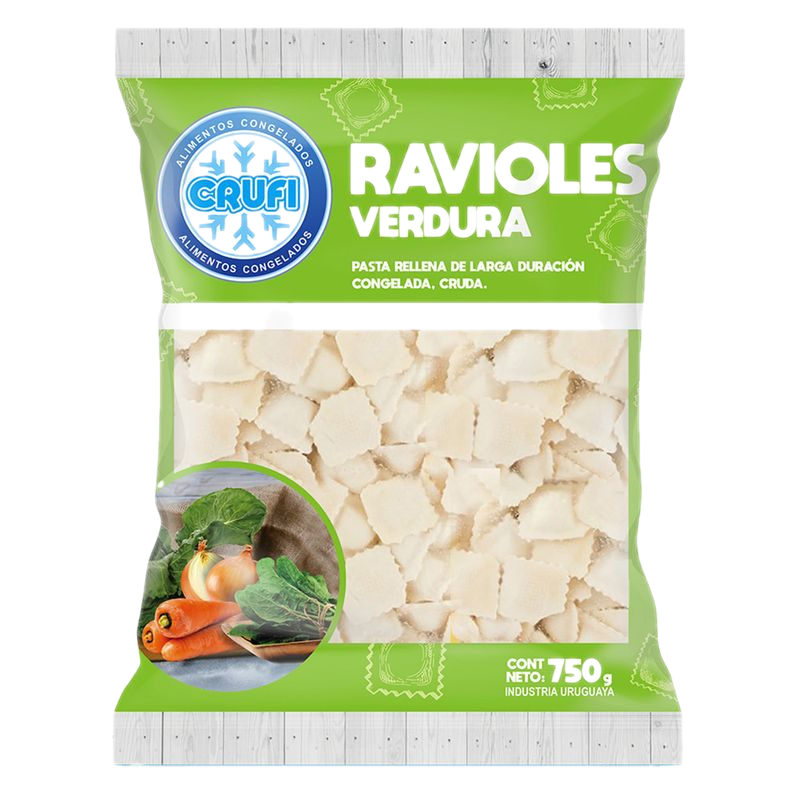 Ravioles De Verdura Crufi 750 G