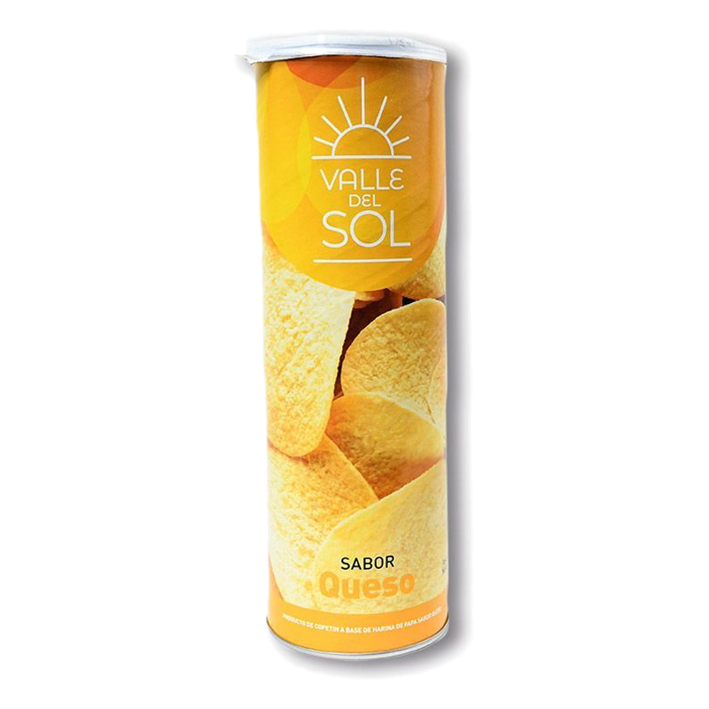 Papas Tubo Valle Del Sol Queso 160 G