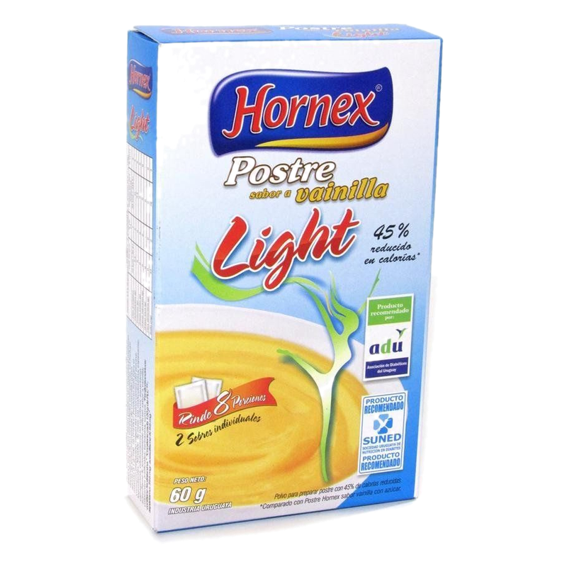 Postre Hornex Light De Vainilla 60 G