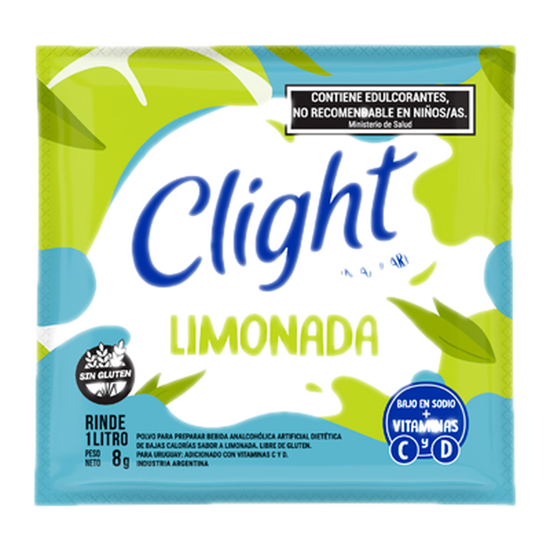 Refresco Limonada Con Vitamina C Y D Clight 8 G