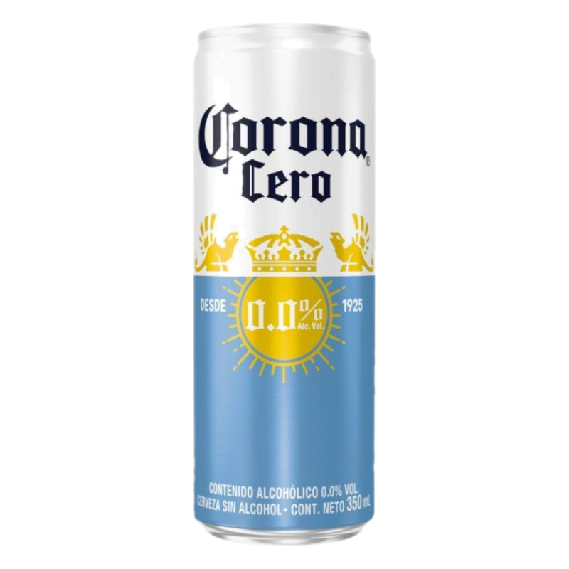 Cerveza Corona Cero Sin Alcohol Lata 330 Ml
