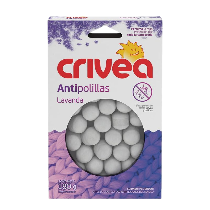 Matapolillas Crivea Bolitas Lavanda 180 G
