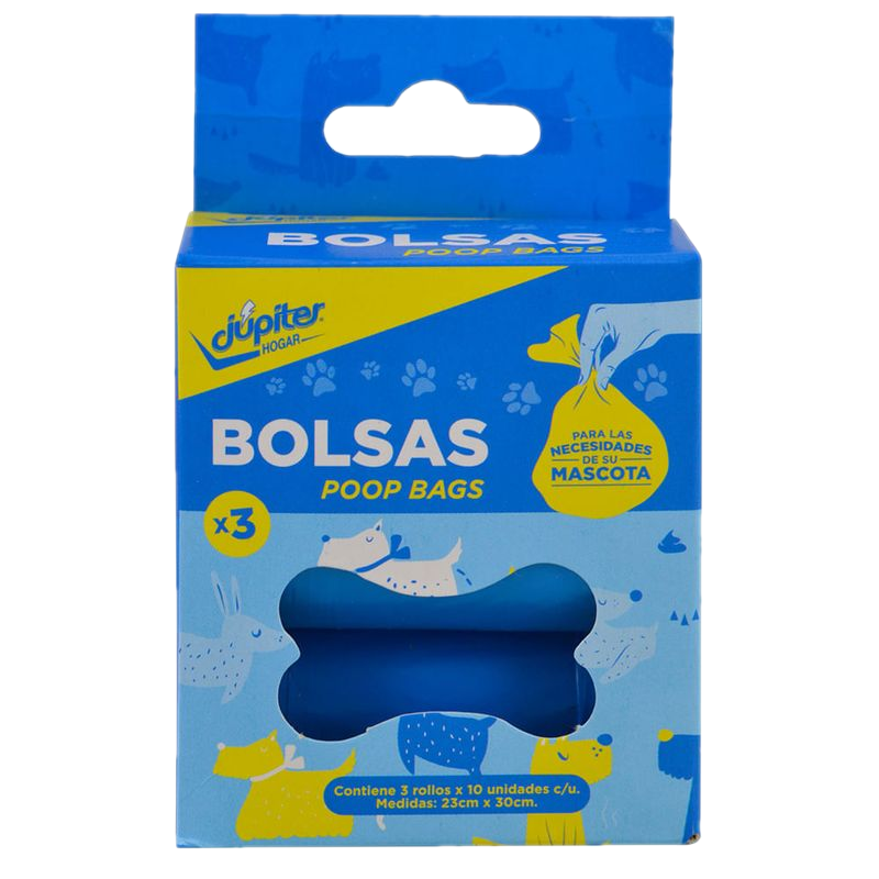 Bolsa Para Residuos Jupiter De Mascotas 3 Unidades