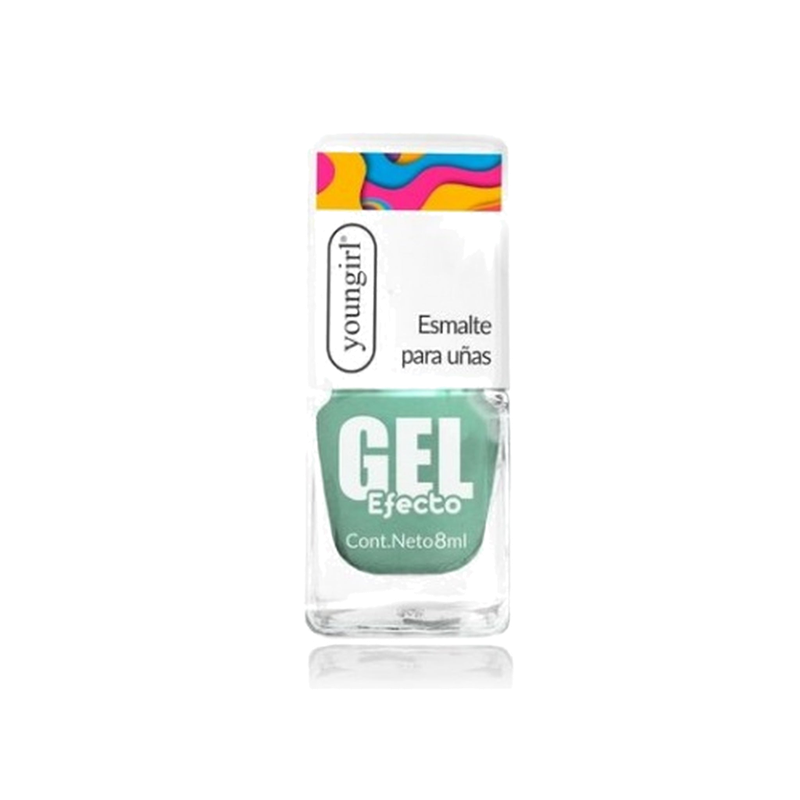 Esmalte Efecto Gel Youngirl Verde Pastel 32