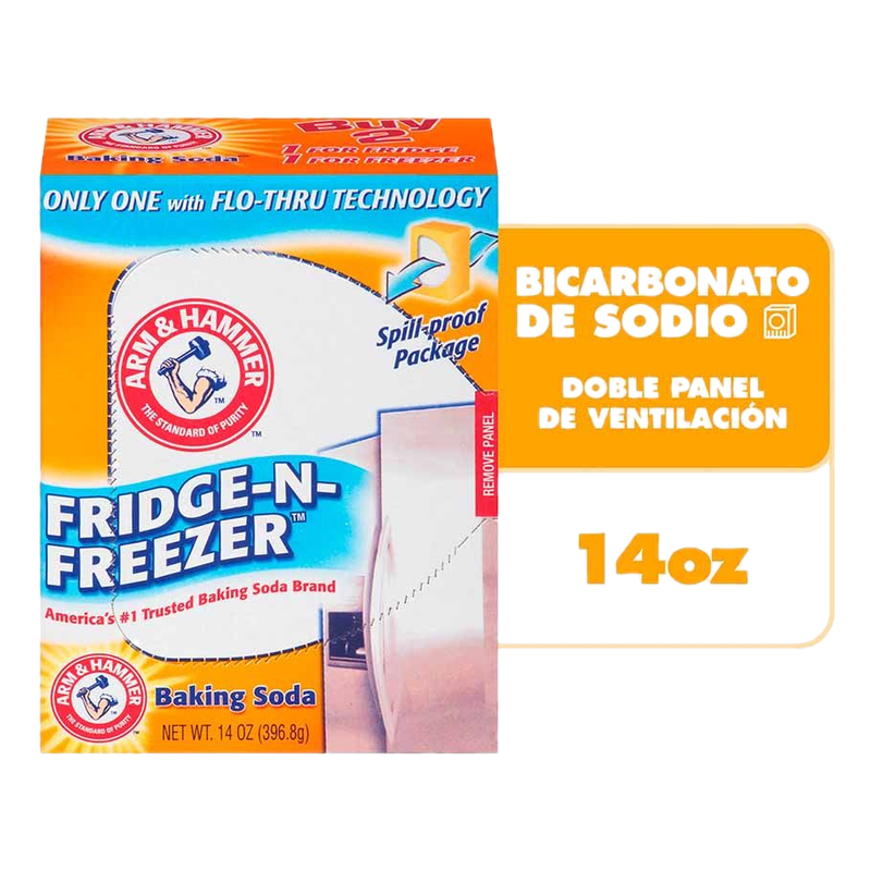 Desodorante Para Heladeras Arm & Hammer De Bicarbonato De Sodio 396 G
