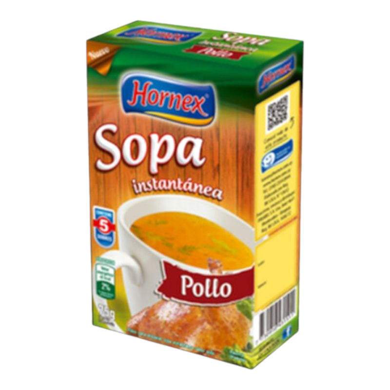 Sopa Instantánea De Pollo Hornex 15 G