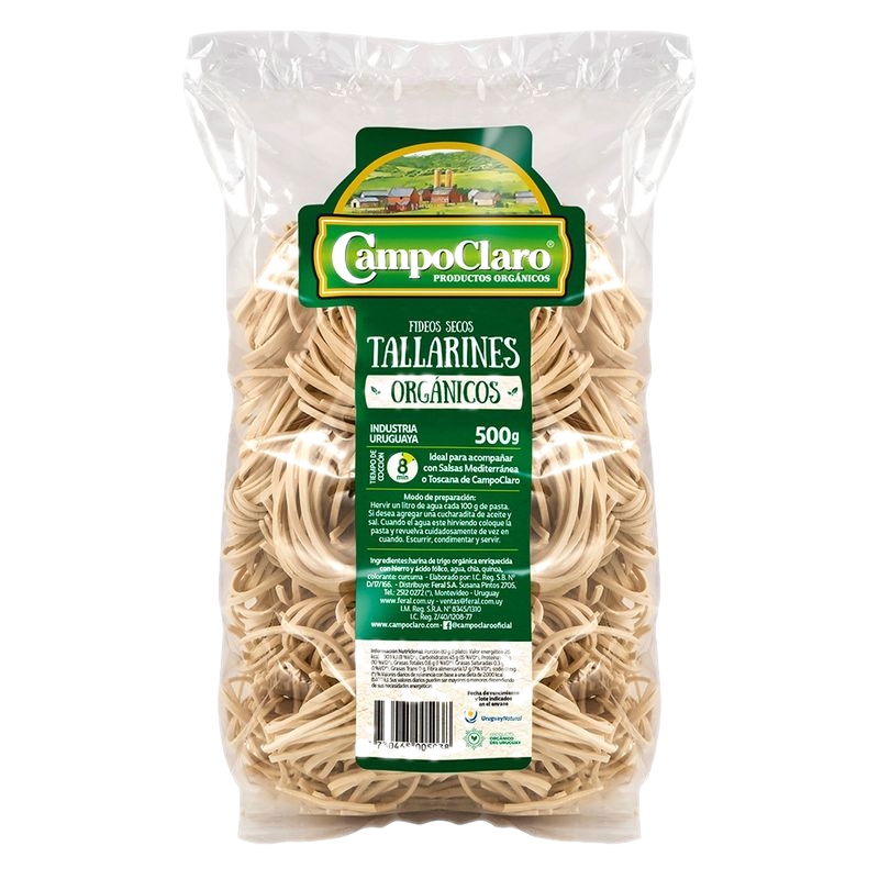Spaghetti Trigo Duro Orgánico Campoclaro 500 G