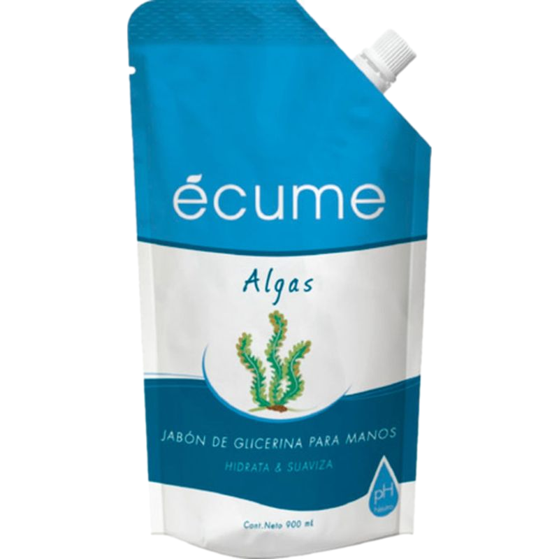 Jabón Líquido Ecume Algas Doy Pack 900 Ml