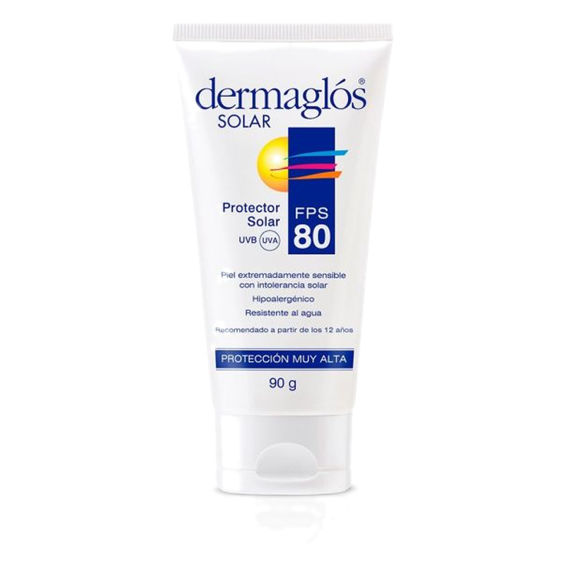 Protector Solar Dermaglós Crema Spf 80 90 G