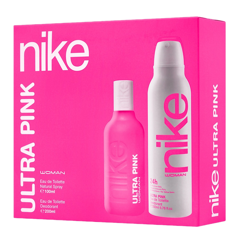 Pack Nike Perfume Ultra Pink Femme Edt 100 Ml + Desodorante 200 Ml