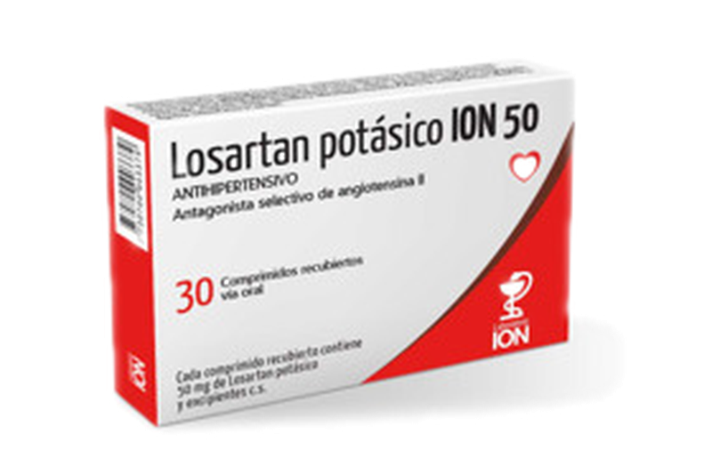 Losartan Potasico Ion 50 Mg [30 Comp.]